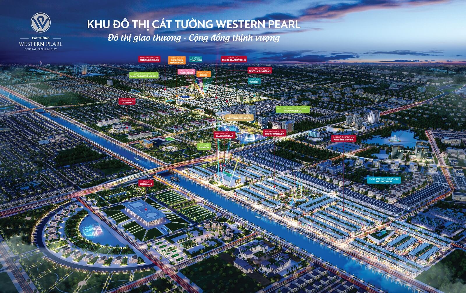 Khu Đô Thị Cát Tường Western Pearl Hậu Giang